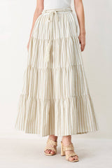 Coastal Breeze Tiered Maxi Skirt