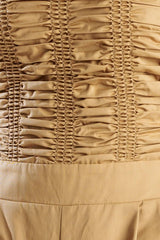 Ruched Wide-Leg Jumpsuit