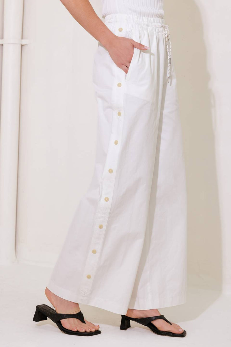 Cotton Wide Leg Pants