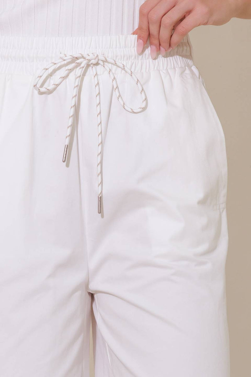 Cotton Wide Leg Pants