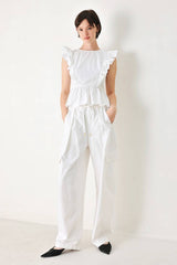 Cotton Balloon Cargo Pants