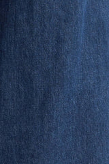 Side Buckle Detail Denim Pants