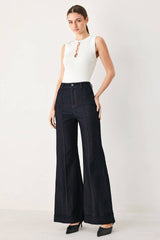 Tailored Wide-Leg Jeans
