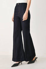 Tailored Wide-Leg Jeans
