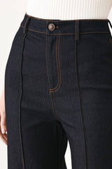 Tailored Wide-Leg Jeans