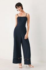 Midnight Elegance Wide Leg Jumpsuit