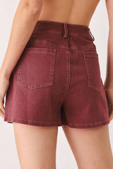 Wrap Denim Skort