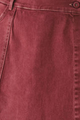 Wrap Denim Skort