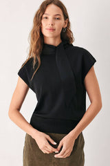 Noelle Tie-Neck Knit Top