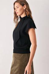 Noelle Tie-Neck Knit Top