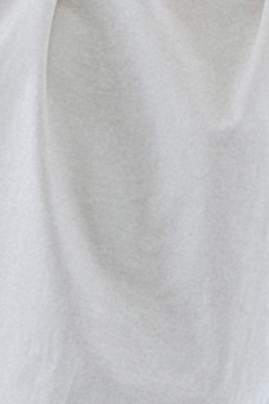 Snap Detail Knit Top (White, Black)