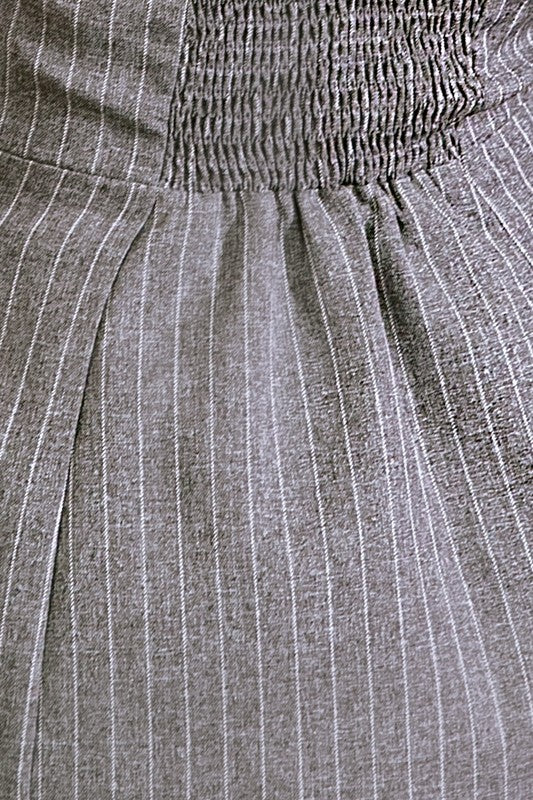 Striped Sweetheart Woven Top