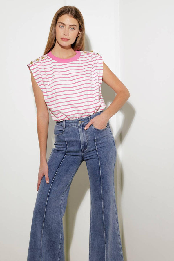 Striped Knit Top (3 Color Ways)