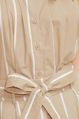 Sleeveless Button-Up Top