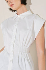 Peplum Top with Corset Waist