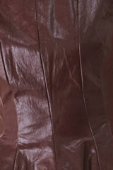 Sienna Faux Leather Peplum Top (2 Color Ways)