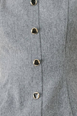 Sculpted Solid Woven Top