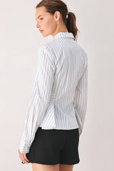 Pinstripe Sculpted Shirt