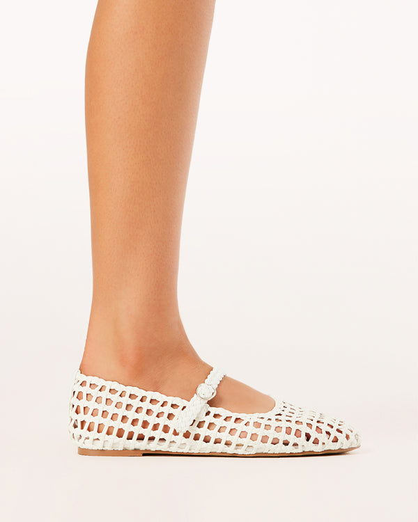 Mary Jane Woven Flats