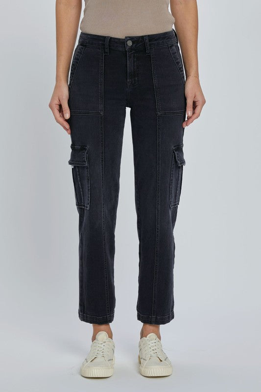 Tracey Cropped Cargo Jean