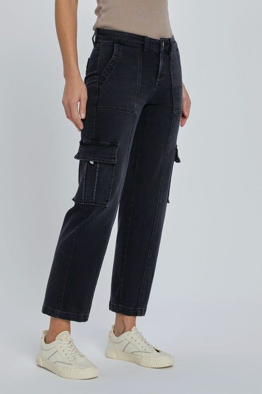 Tracey Cropped Cargo Jean