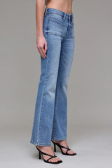 Mid-Rise Flare Jeans