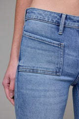 Mid-Rise Flare Jeans