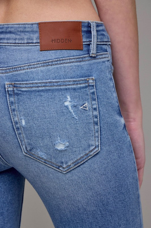 Mid-Rise Flare Jeans