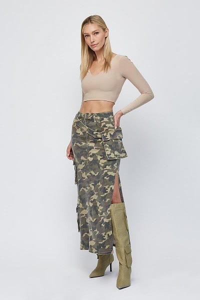 Peyton Cargo Skirt