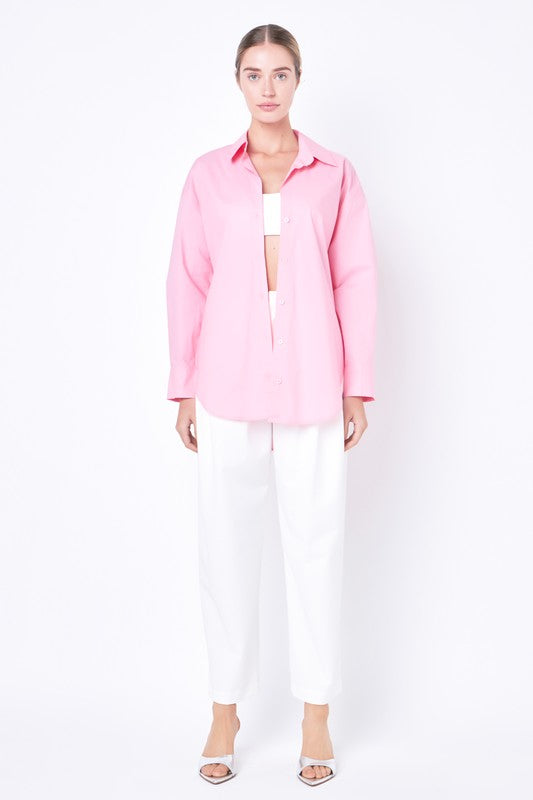 Oversized Button Down Shirt (2 Color Ways)