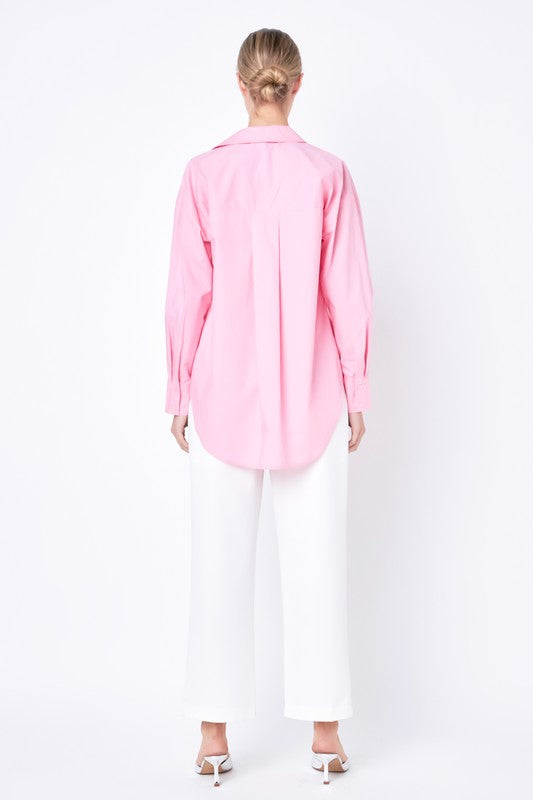 Oversized Button Down Shirt (2 Color Ways)