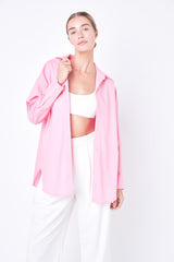 Oversized Button Down Shirt (2 Color Ways)