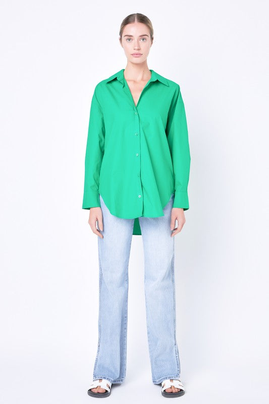Oversized Button Down Shirt (2 Color Ways)