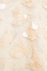 Satin Bow Sequins Top