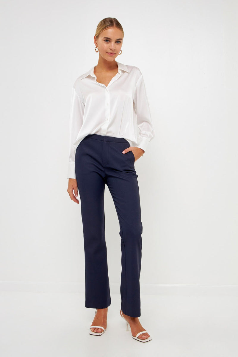 Silky Button Up Top