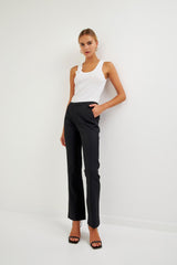 Slim Fit Trousers (Black, Navy)