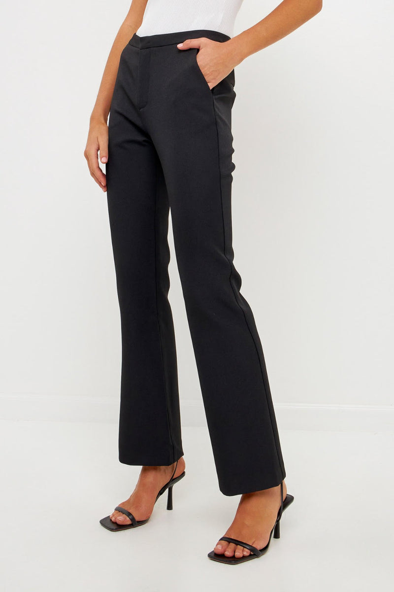 Slim Fit Trousers (Black, Navy)
