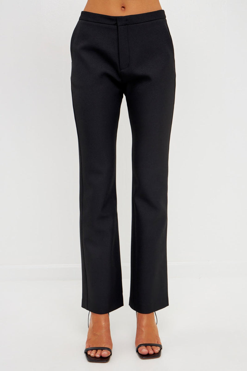 Slim Fit Trousers (Black, Navy)