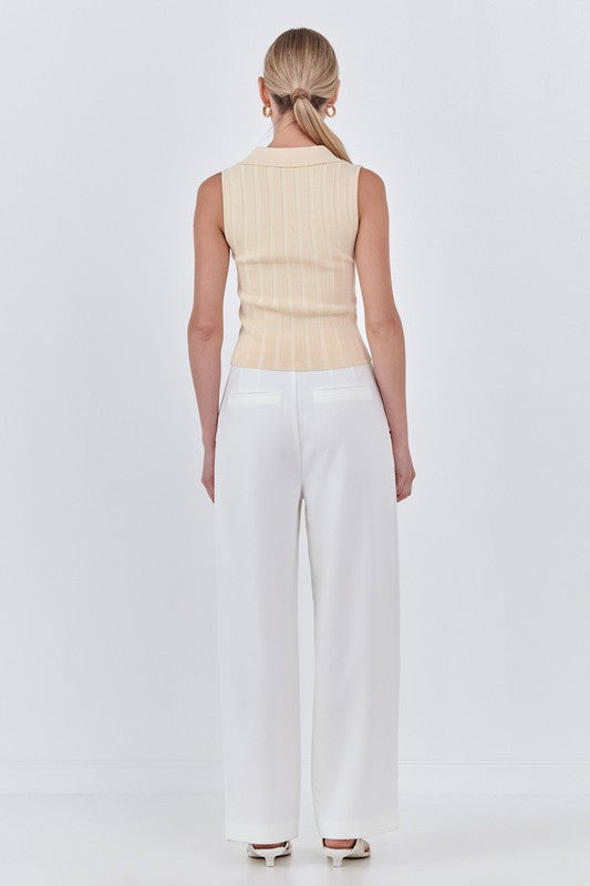 Low Rise Pocket Trousers