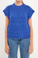 Chunky Knit Sweater Vest