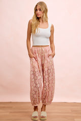 Blush Bloom Lace Pants