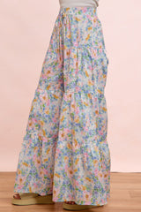 Watercolor Garden Tiered Pants
