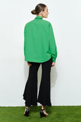 Statement Button Oversized Shirt (3 Color Ways)