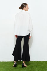 Statement Button Oversized Shirt (3 Color Ways)