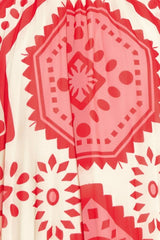 Printed Halter Mini Dress