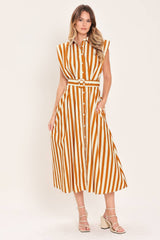 Sorrento Stripe Shirt Dress