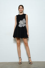 Sleeveless Black Mini Dress