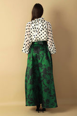 Printed Woven Maxi Skirt