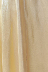 Foiled Faux Leather A-Line Skirt