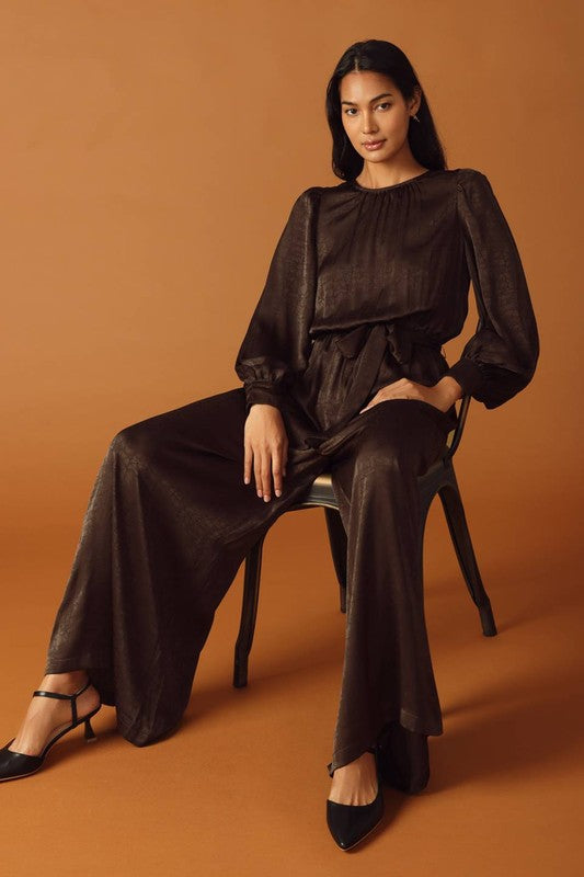 Chic Solid Woven Jumpsuit